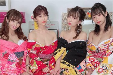 【花咲れあ×青山ひかる×伊織いお×竹内星菜】超眼福！ 艶やか振袖4ショット