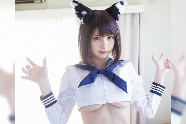 ケモミミとシタチチと…えなこの猫コスにファンどよめくの画像1