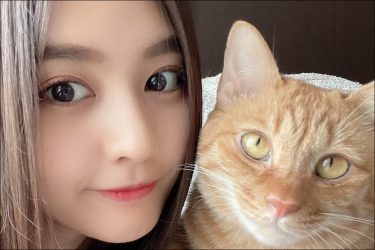 【林ゆめ VS 愛猫】美女と美猫の可愛さ頂上決戦！