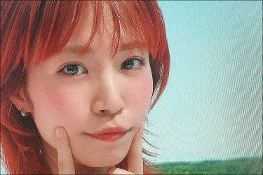 菜乃花、ヘアスタイルもボディも完璧なナミ風ショット