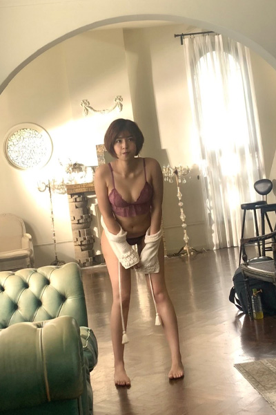 砂時計ボディ・藤井マリー、表情豊かにランジェリー3連発の画像3