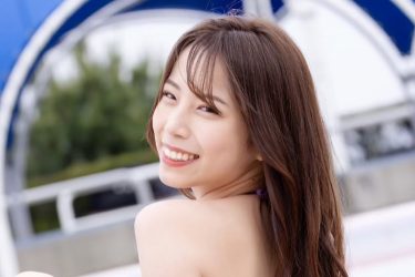 乙陽葵、弾ける笑顔と零れる乙パイ！ 紐ビキニの爽やか無防備カット