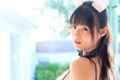 星名美津紀、バニーガールで魅惑のヒップライン