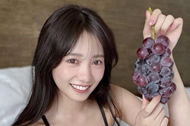 横野すみれ、甘くてふっくら…爽やか笑顔の巨峰ボディ