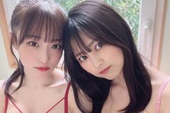 【宇咲＆岸みゆ】華やかランジェリーで眼福ツーショット