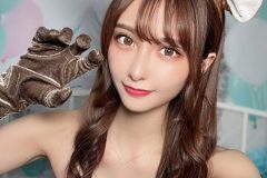 花咲れあ、攻撃力高めのトナカイコスプレ