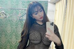 森咲智美の衝撃あみあみハイレグショット