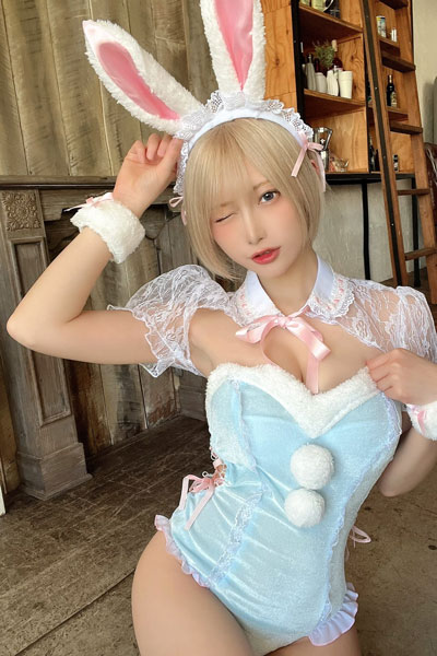 篠崎こころ、もふもふ美胸バニーの画像3