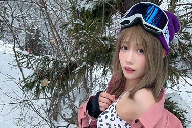 篠原みなみ、寒さ忘れる雪豹ぷるるんヒップ