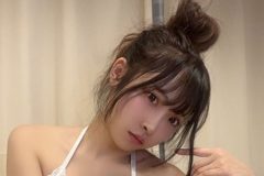 日下部ほたる、白レースの艶やか柔らかボディ