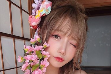 篠原みなみの「ぽかぽか」お花見ボディ