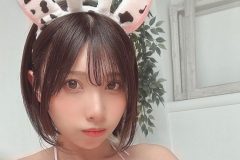 三橋くん、牛耳＆モフモフ美バスト