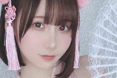 けんけん、抜群センスの桜チャイナ