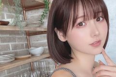 けんけん、裸エプロンで無防備な横パイ