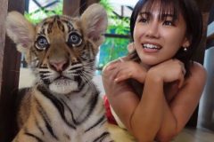 非公開: 【大川成美 YouTube】タイガーパークでモミモミの初体験！