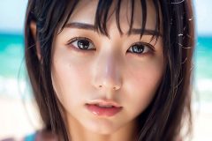 くりえみ、圧倒的な美貌と美谷間