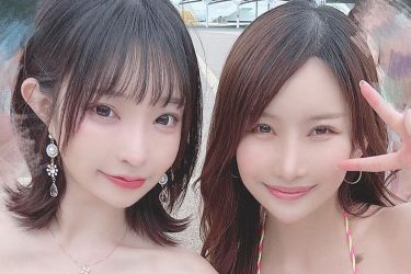 Tバック隊長とチラリストの眼福ビキニ競演