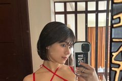 大川成美、色香漂う危険水着のセルフィ