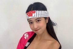 岡本杷奈、刺激的な夏祭り美女
