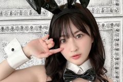 メイリ、ファン大興奮の透けバニー