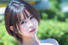 パピコ、光り輝くまん丸バスト