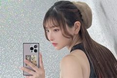 あまつまりな、競泳水着の艶ヒップ