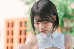 かれしちゃん、色々気になる競泳水着