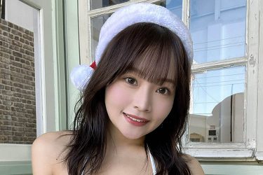 大嶋みく、純白ボリューミーサンタ