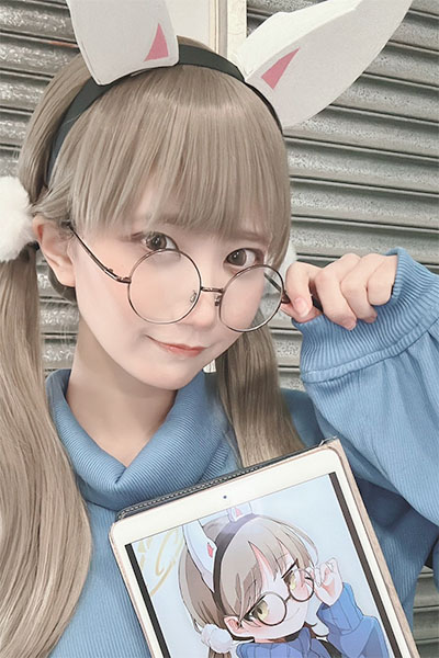 まるでイラストから飛び出てきた美女・かれしちゃんの画像2