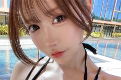 白田まい、ホットな透けスケ美女