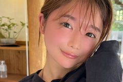 藤田もも、赤ら顔でムギュッ♪