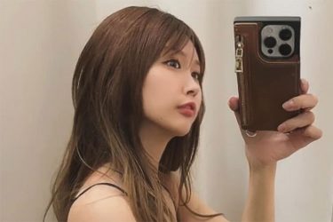 三島奈々、黒ランジェリー「じがどり」