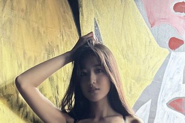 岡本杷奈、高身長スレンダー美女ここに
