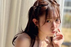 春蝶、キュートすぎる桃色ランジェリー