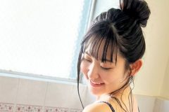 林田百加、朝シャン誘う桃ヒップ