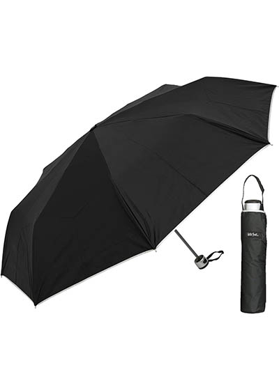 折りたたみ傘 日傘兼用雨傘 プレミアムストロングアーミー 黒 65cm 大きい 耐風