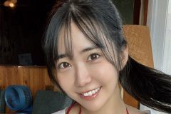 天羽希純、ポ二テ美女の美谷間