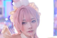 尊みを感じて桜井、桃色バニー