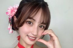 花咲楓香、浴衣風ビキニ姿