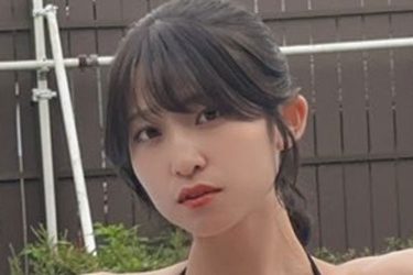 井上晴菜、プールサイドのボンキュッボン